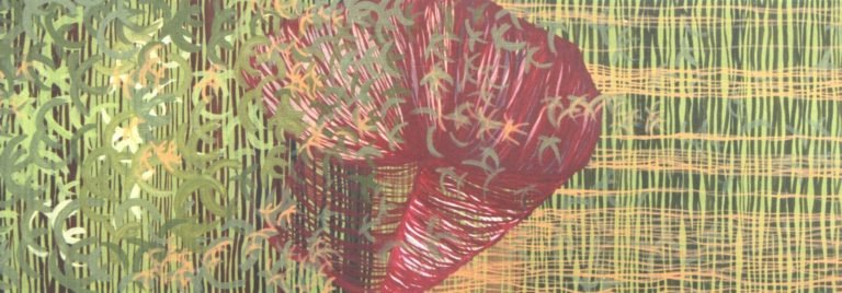 Uno (de la serie barras verdes). Acrílico sobre tela. 100x170cm.2002