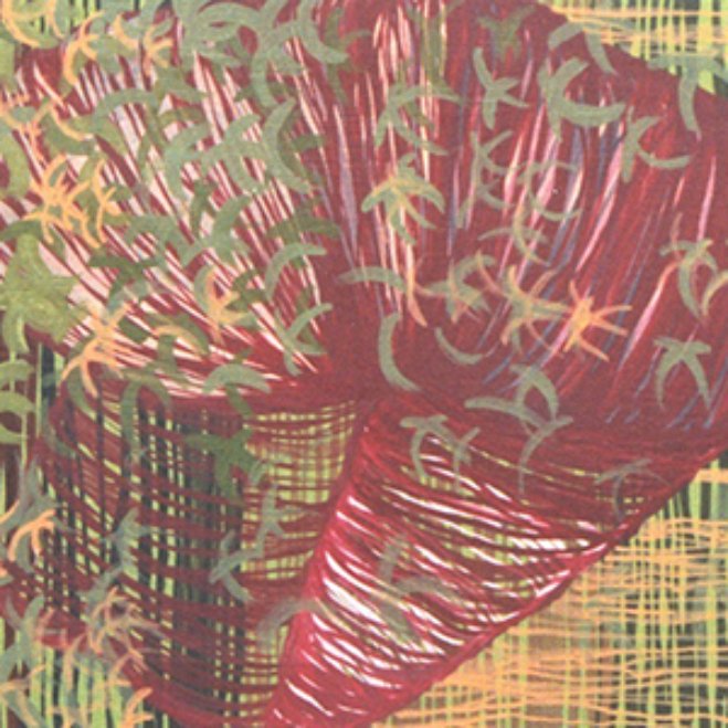 Uno (de la serie barras verdes). Acrílico sobre tela. 100x170cm_RR.2002