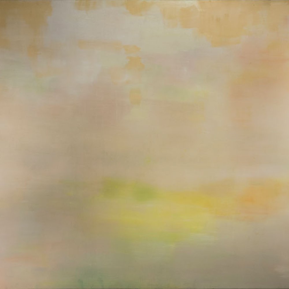 2019 - Los días soleados - CCK - FLYER_paola vega - Sin título. Óleo sobte tela. 190x425 cm. 2015 - Catalina Romero